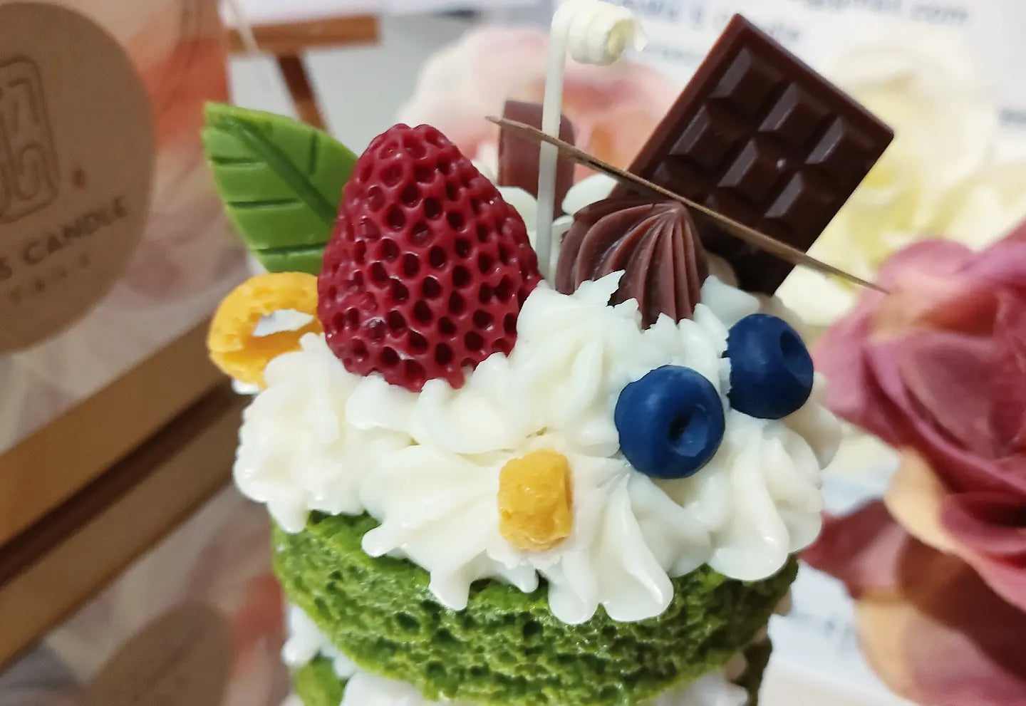 Two Layers Matcha Sponge Cake Scented Candle