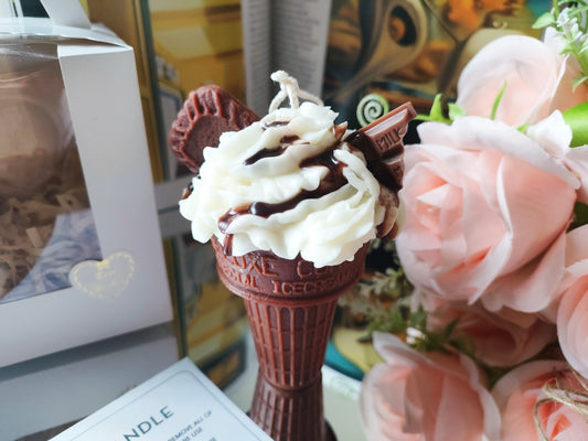 Cone Ice Cream Scented Candle