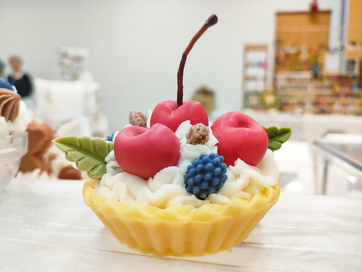 Tart Strawberry / Cherry Scented Candle