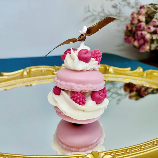 Macaron Plus Scented Candle Pink Colour