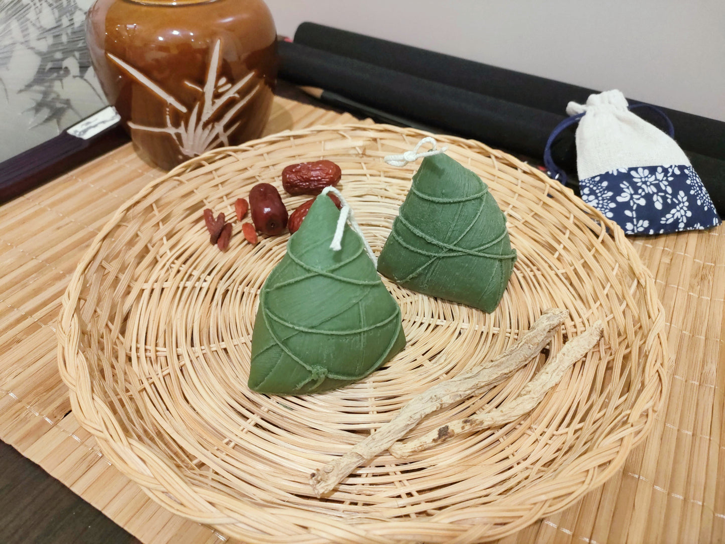 Zongzi Scented Candle - Dragon Boat Festival(Duan Wu Jie)