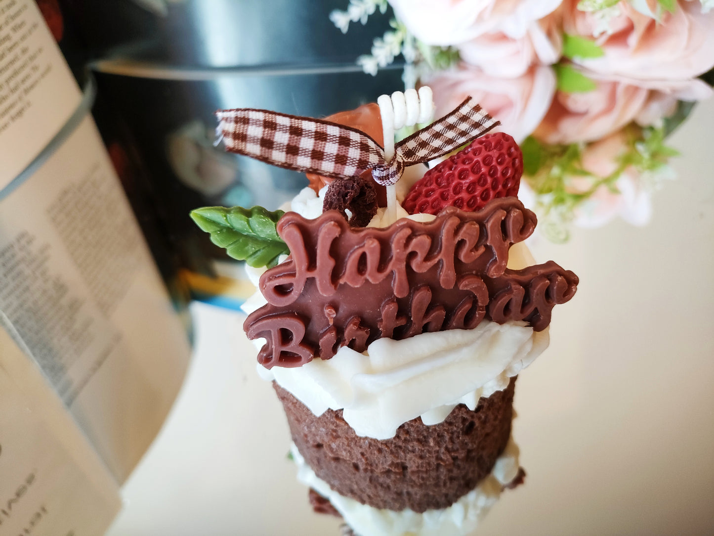 One Layer Chocolate Sponge Cake Scented Candle