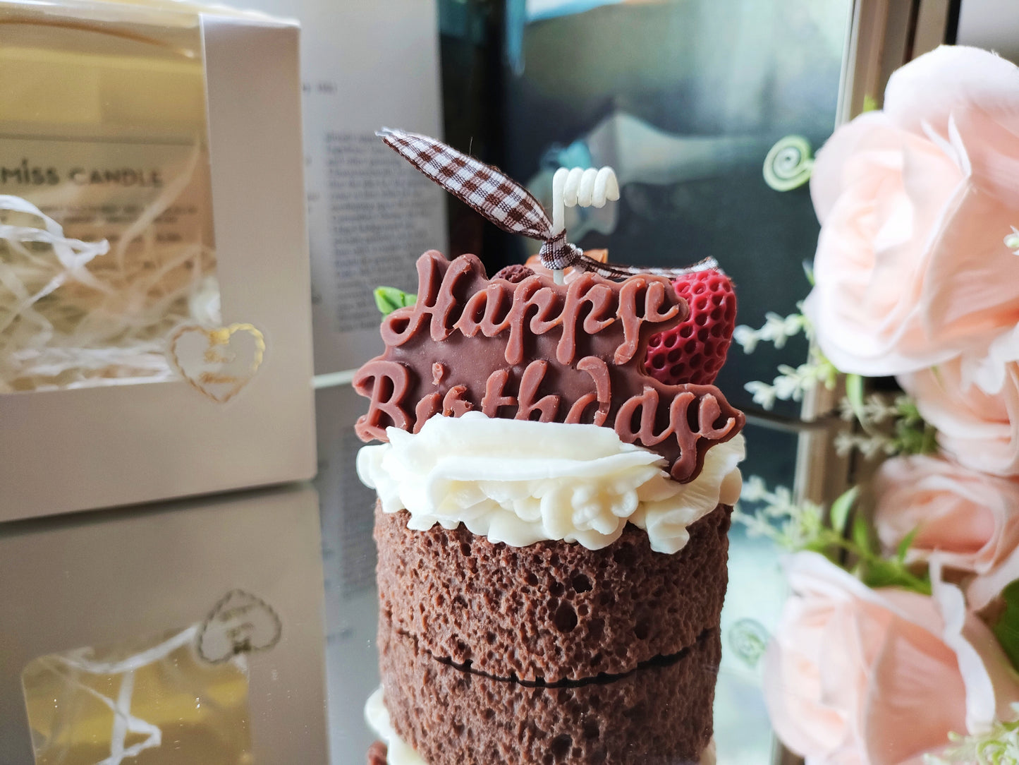 One Layer Chocolate Sponge Cake Scented Candle