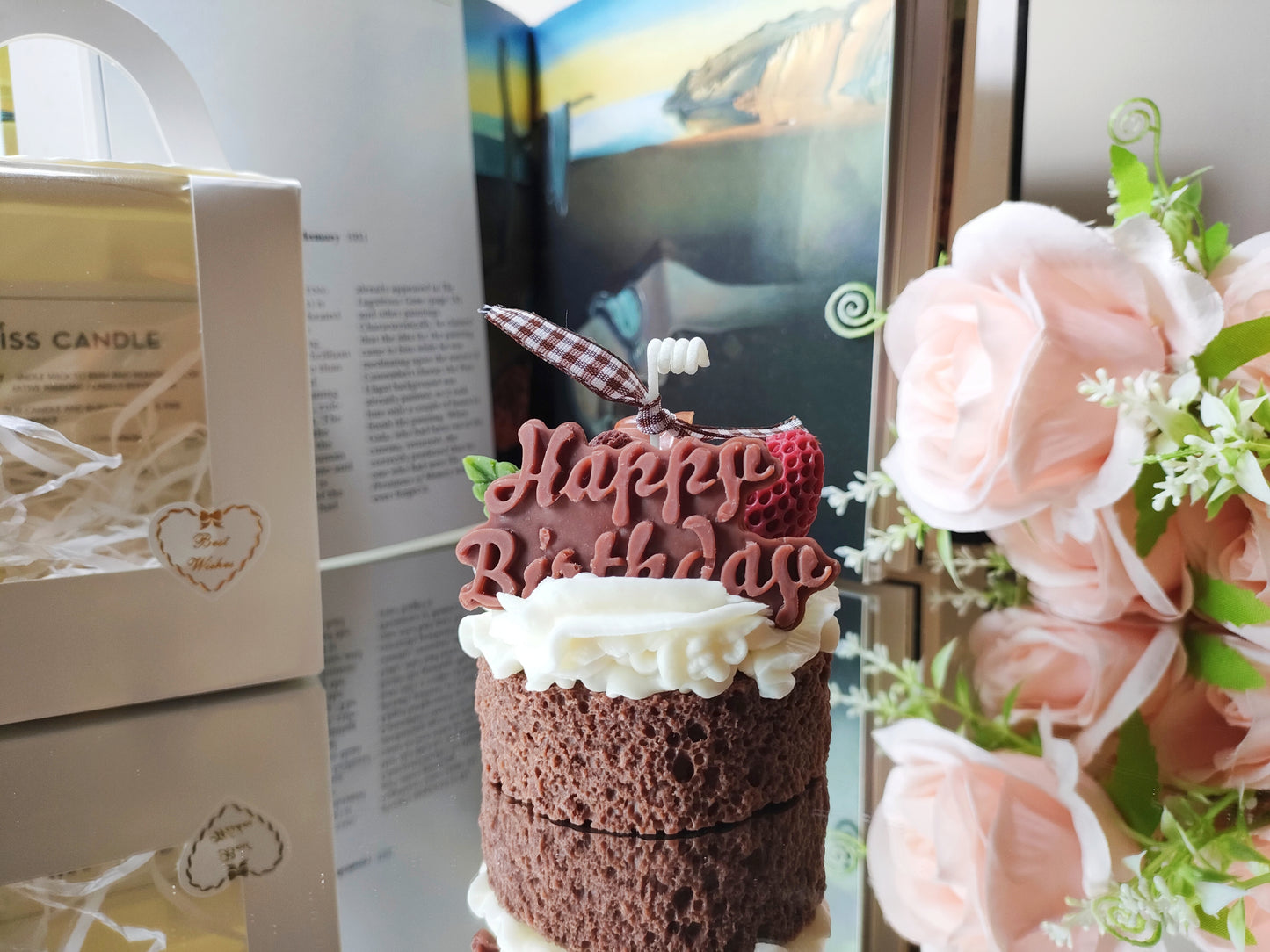 One Layer Chocolate Sponge Cake Scented Candle