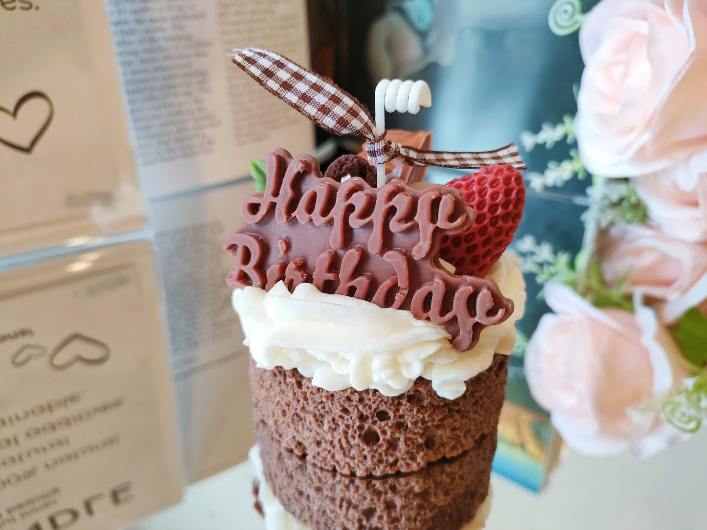 One Layer Chocolate Sponge Cake Scented Candle