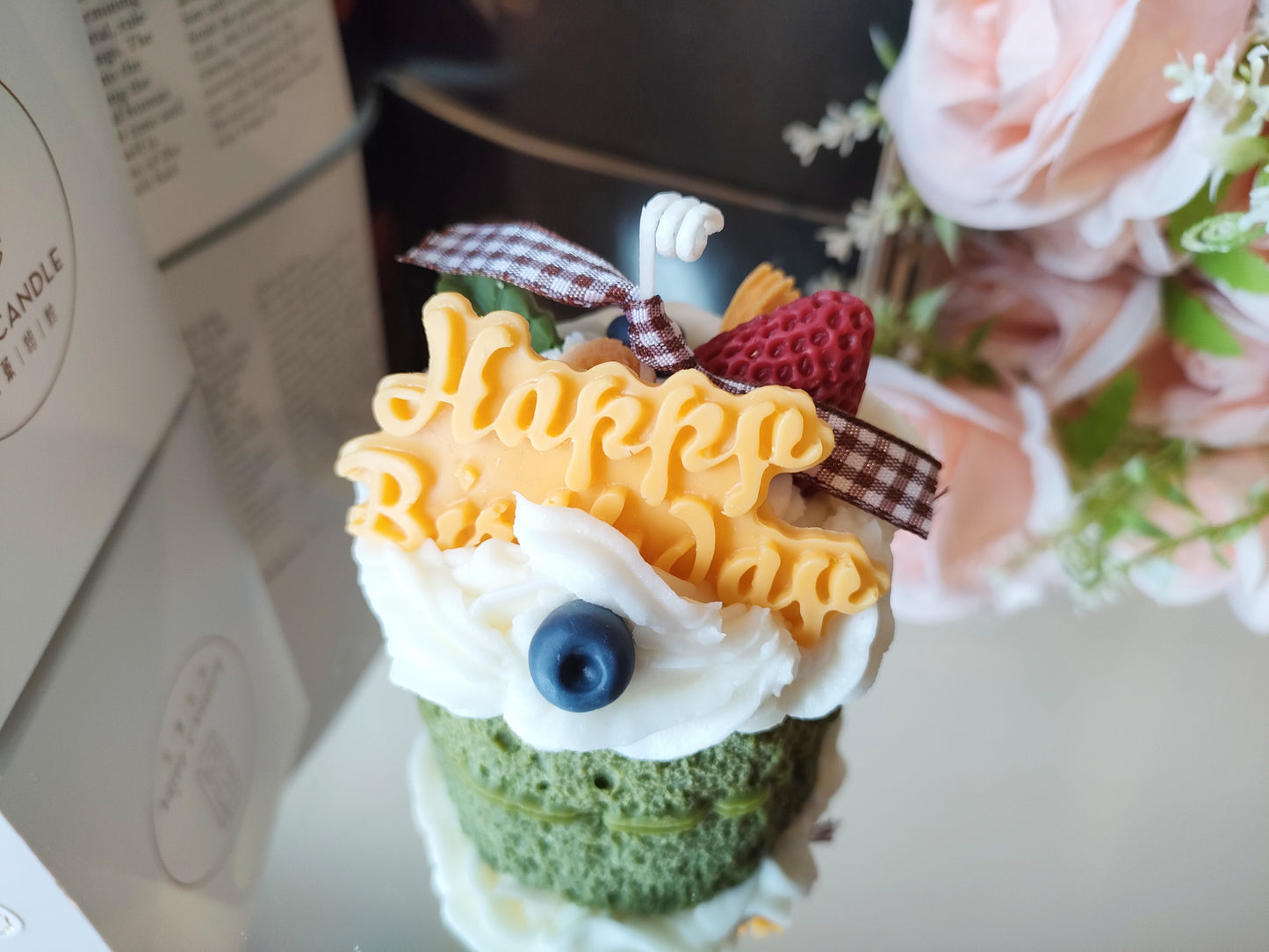 One Layer Matcha Sponge Cake Scented Candle