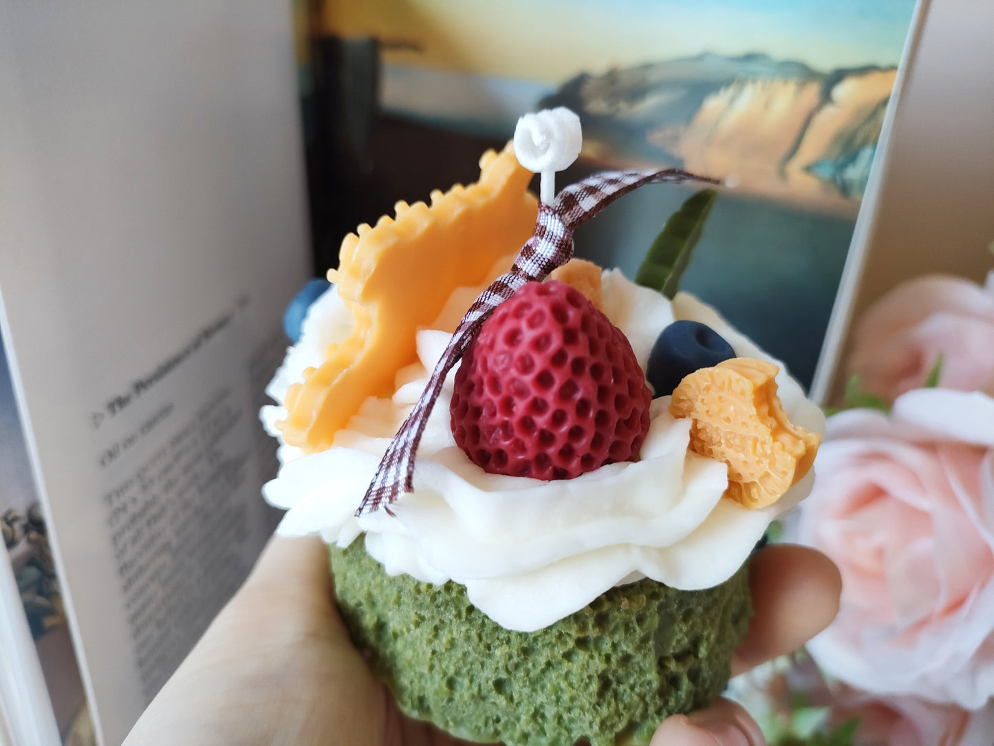 One Layer Matcha Sponge Cake Scented Candle