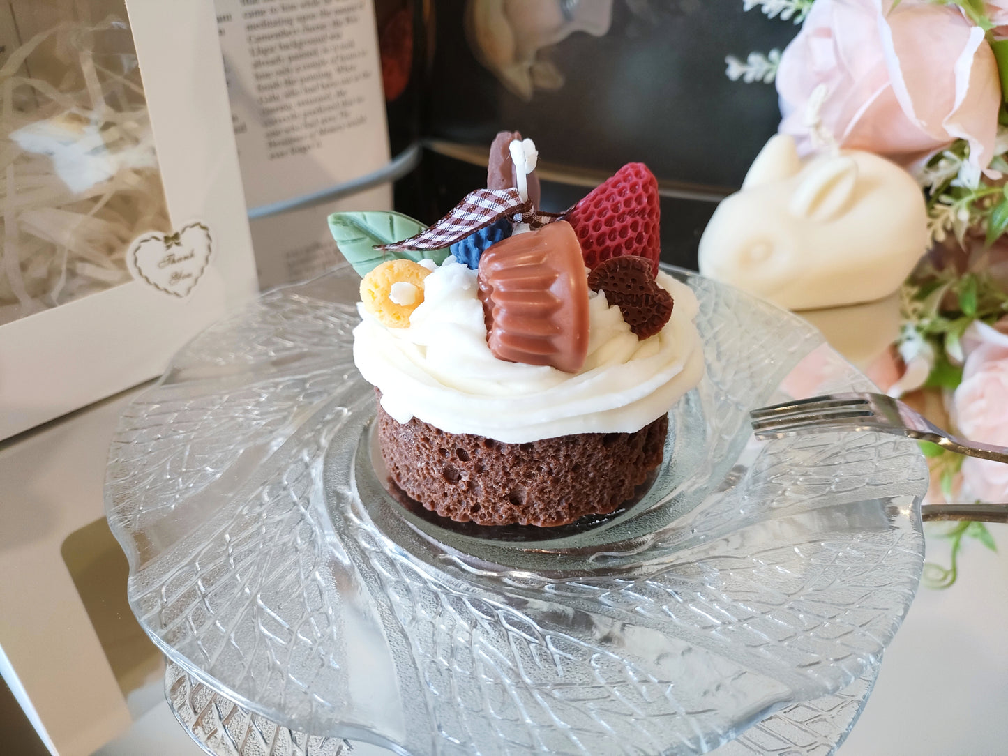 One Layer Chocolate Sponge Cake Scented Candle