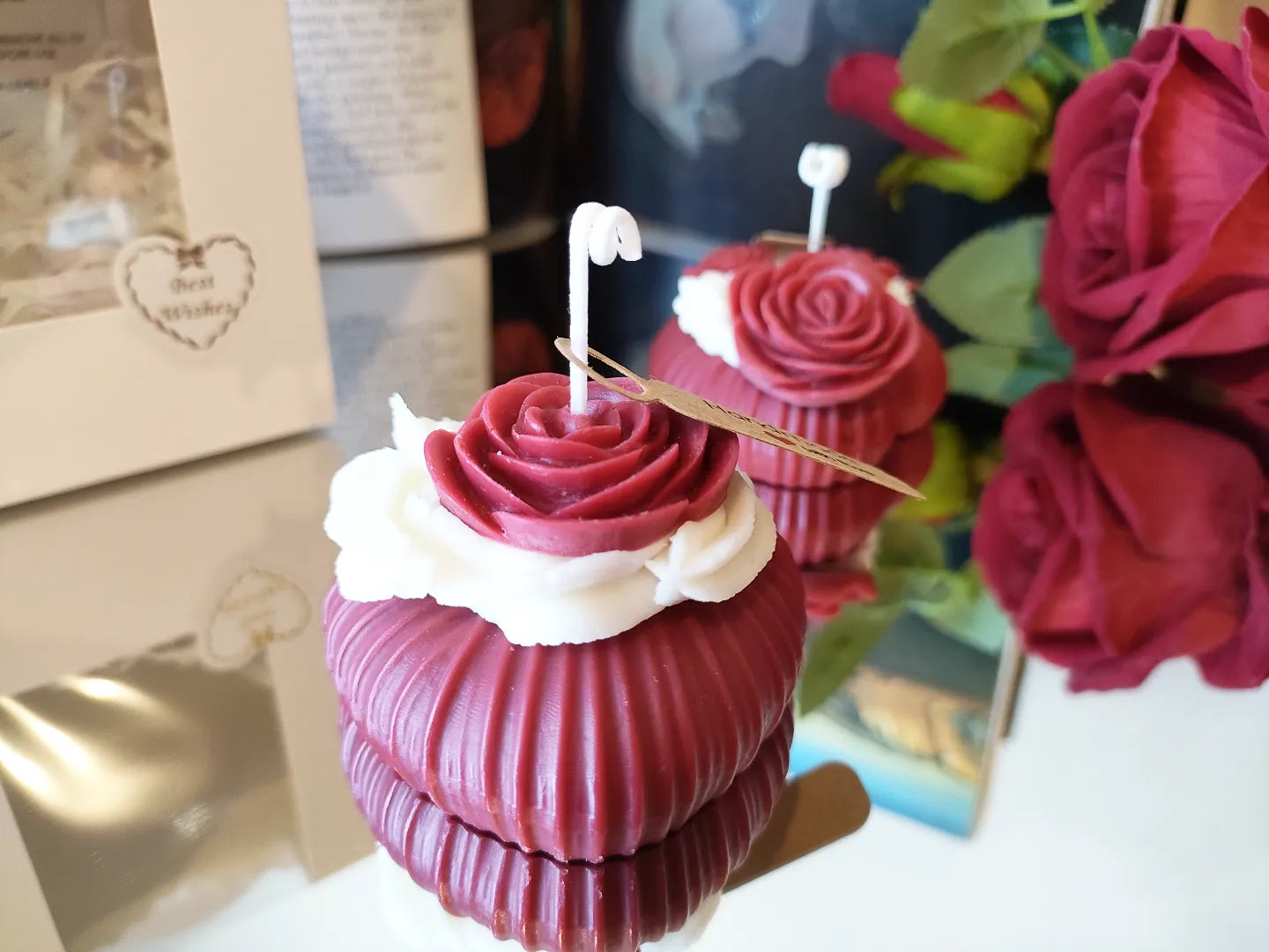 Rose Heart Scented Candle