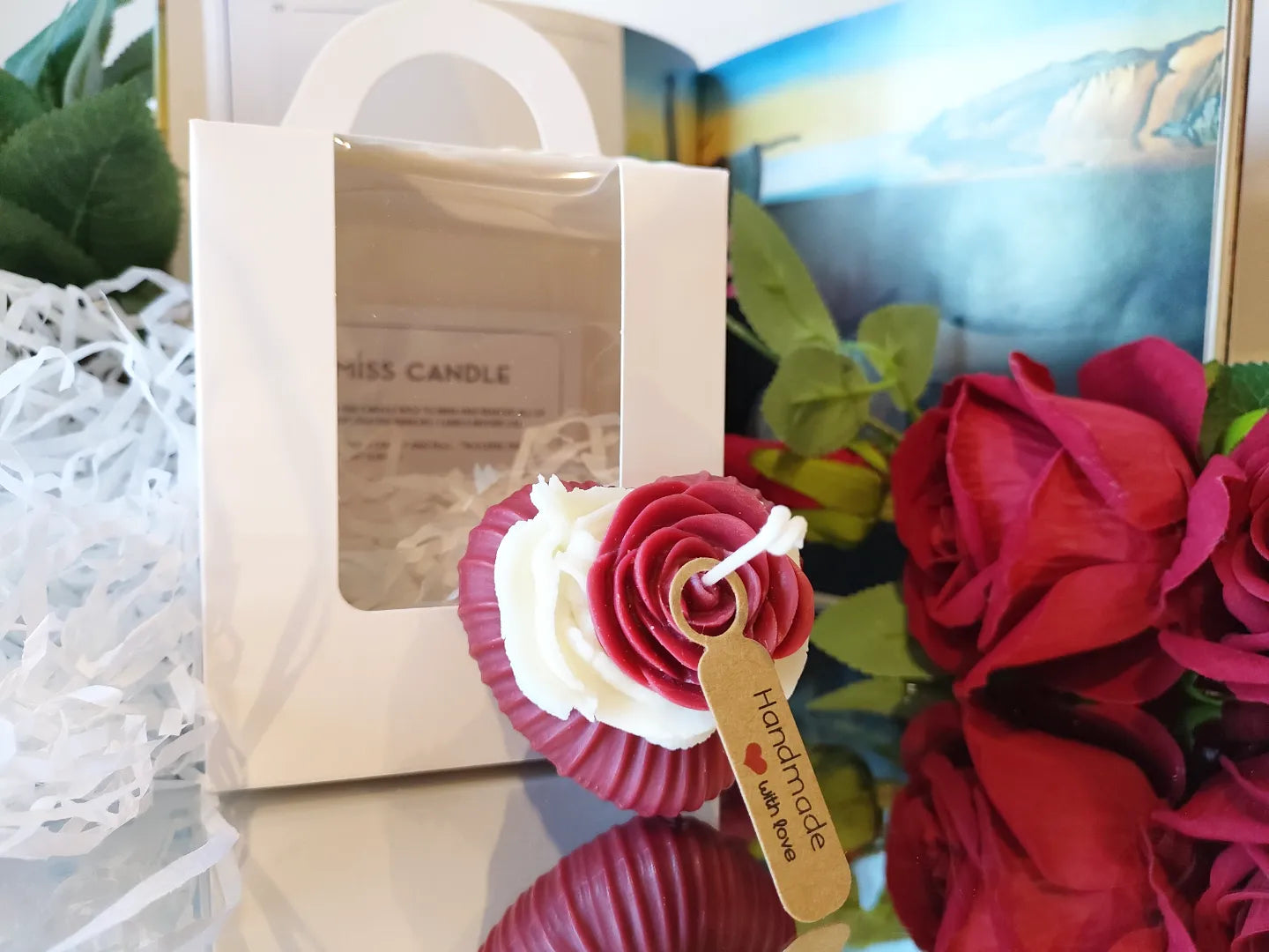 Rose Heart Scented Candle