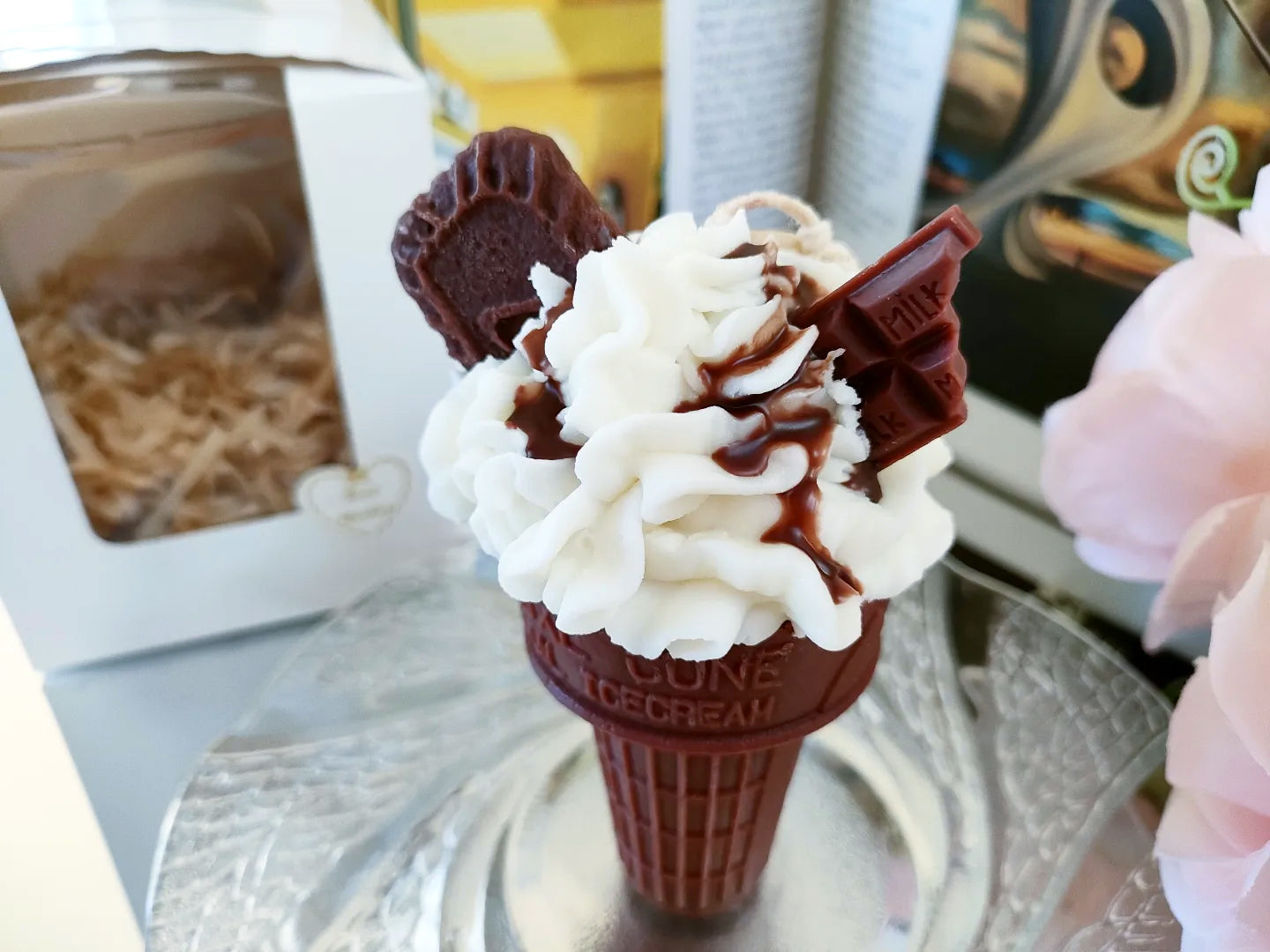 Cone Ice Cream Scented Candle