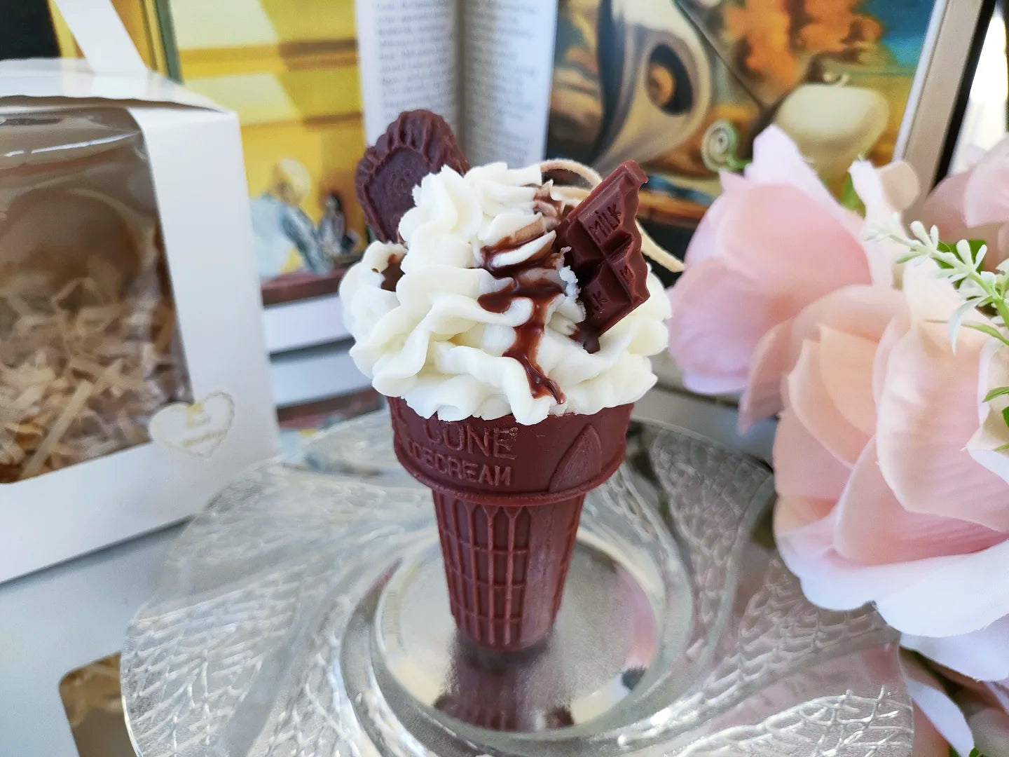 Cone Ice Cream Scented Candle
