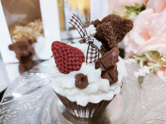 Bear Muffin Cake Scented Candle